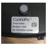 CucinaPro Crepe Maker Model 1448