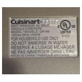 Cuisinart Griddler Model GR-4N with Adjustable Controls