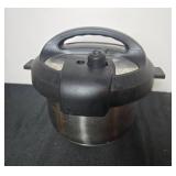 Set of Cooking Items: Pressure Cooker, Mixer Bowl, and Ceramic Tart Dish