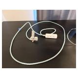 Elegant Table Lamp with Mother-of-Pearl Like Base and Extension Cord