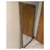Full-Length Wooden Framed Mirror