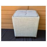 Convertible Storage Ottoman with Removable Lid and Inner Compartment