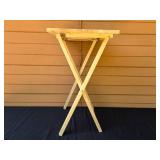 Set of 2 Wooden Folding TV Trays