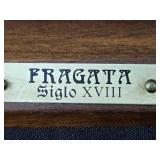Fragata Siglo XVIII Model Ship with Display Stand