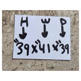 Gently Used Leather Recliner Chair with Dark Finish