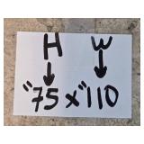 Safavieh Hudson Shag Area Rug - Dark Grey/Ivory, 75" x 110"