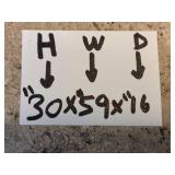 Black and Red Wooden TV Stand with Multiple Storage Compartments