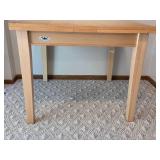 Wooden Dining Table, 36" x 36", Light Finish