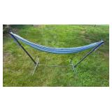 Used Outdoor Hammock with Metal Stand