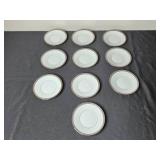 Bernardaud France Athena Porcelain Tea Set - Cups & Saucers
