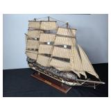 Ville de Paris Sailing Ship Model with Intricate Detailing