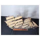 Ville de Paris Sailing Ship Model with Intricate Detailing