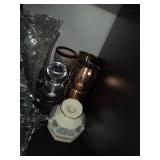 Collection of Crystal Glassware and Decorative Items