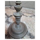 Antique Style Floor Lamp with Frosted Glass Shade