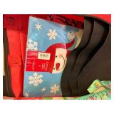 Christmas Gift Wrap and Storage Set with Wrapping Paper, Ribbons, and Bag