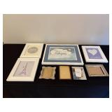 Collection of Picture Frames with Inspirational Artwork