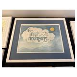 Collection of Picture Frames with Inspirational Artwork