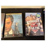 Ukulele with Vintage Case, President William J. Clinton Talking Figure, and 4 DVDs