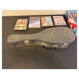 Ukulele with Vintage Case, President William J. Clinton Talking Figure, and 4 DVDs