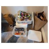 Collection of LEGO Sets, GE Reveal Bulbs, Beanie Babies, and Sleep Mask