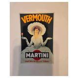 Set of 4 Pottery Barn Vintage Posters Martini Cocktail Plates