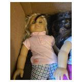 Collection of 2 American Girl Dolls with Accessories