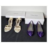 Pair of Nina New York Heels and Me Too Flats, Size 9½