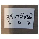 Modern Dining Table with 6 Fabric Chairs