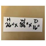 Two-Drawer Rustic Nightstand in Weathered Wood Finish