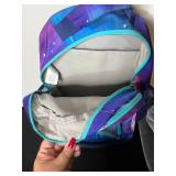 3-Piece Set: Galaxy Backpack, Bedsure Fleece Throw Blanket, and Monster Plush Toy