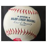 Set of 2 Official Major League Baseballs - Logo & Red Sox