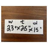 Vintage Wooden Side Table with Drawer and Shelf