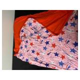 Collection of Baby Blankets (one personalized Kathryn), Clorox Toilet Wand Kit, and Tote Bag