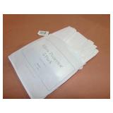 5 Pack Zip Pillow Protector, 100% Cotton Queen  White