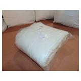 French Linen Box Stitch Quilt  BOKSER HOME Cal-King-Cream