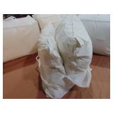 2 Pack Soft White Duck Feather & Down Bed Pillow Standard-Queen