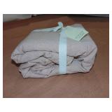 Full/Queen Bokser Home Duvet Cover French Linen Clay,