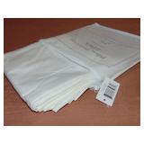 5 Pack Zip Pillow Protector, 100% Cotton Queen  White