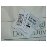 Twin XL Lightweight 700 Fill Power Luxury White Duck Down Duvet Comforter Insert