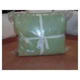 King Set Matcha  100 % French Linen Comforter Sham