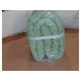 King Set Matcha  100 % French Linen Comforter Sham