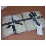 2 Pack Full 100% Cotton Sateen Fitted Sheet Separate