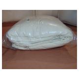 French Linen Box Stitch Quilt King-Cal-King - Cream