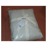 50 Inch X 108 Inch Pebble Heather 100% French Linen Window Curtain Set | BOKSER HOME