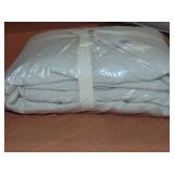 50 Inch X 108 Inch Pebble Heather 100% French Linen Window Curtain Set | BOKSER HOME