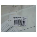 Lightweight 700 Fill Power Luxury Down Duvet Comforter Insert by Full - Queen