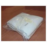 Full Queen White French Linen and Cotton Duvet Cover & Sham Set