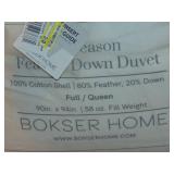 All Season 700 Fill Power Luxury Down Duvet Comforter Insert Queen