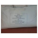 2 Pack King Firm White Duck Feather & Down Bed Pillow | BOKSER HOME