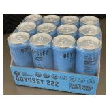 Odyssey 222 Blue Raspberry Energy and Focus Drinks - 12 Pack